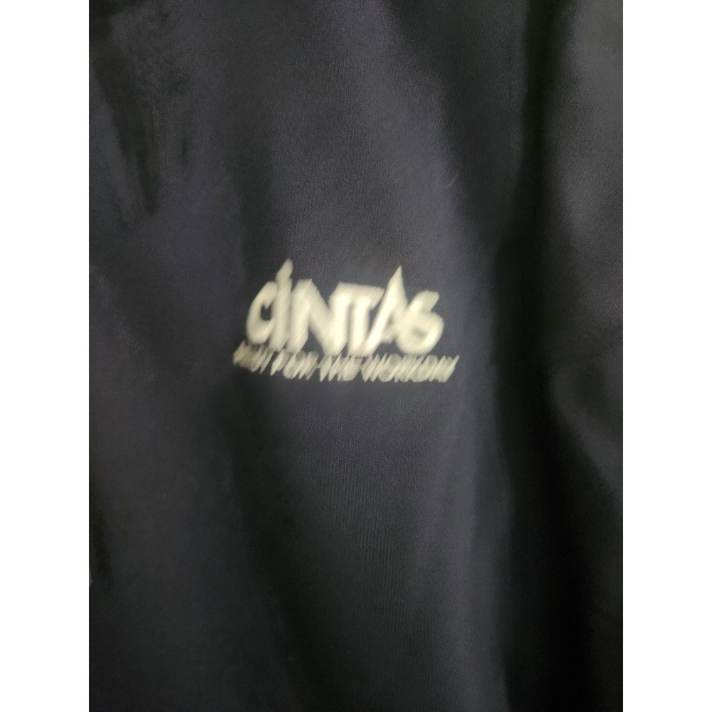 Carhartt Mens XL Loose Fit Midweight Full-Zip Hoodie Navy Cintas Logo NWT - Picture 3 of 7